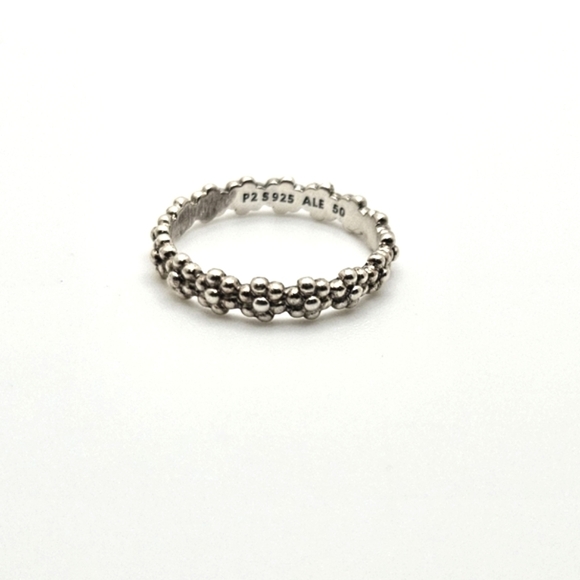 PANDORA Classic Daisy Band Ring 925 ALE Size 5.25 - Picture 1 of 3